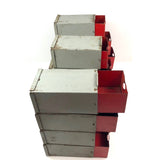 Fabulous Interlocking 18 Drawer Mid Century Industrial Cabinet, Presumed Dorman