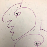 James Bone "Sea Creatures" Pencil and Watercolor 2010 Drawing