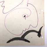 James Bone "Sea Creatures" Pencil and Watercolor 2010 Drawing