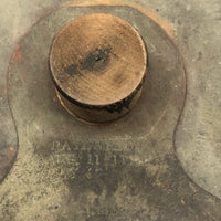 Unusual Brass Stencil Wheel with Gorgeous Patina, 1870s