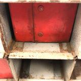 Fabulous Interlocking 18 Drawer Mid Century Industrial Cabinet, Presumed Dorman