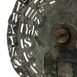 Unusual Brass Stencil Wheel with Gorgeous Patina, 1870s
