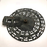 Unusual Brass Stencil Wheel with Gorgeous Patina, 1870s