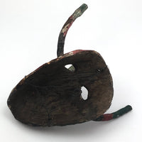 Early 20th Century Mexican Dance Mask with Long Nose and Horns