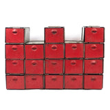 Fabulous Interlocking 18 Drawer Mid Century Industrial Cabinet, Presumed Dorman