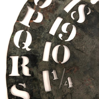 Unusual Brass Stencil Wheel with Gorgeous Patina, 1870s