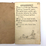 Handmade 1908 Children's Story Book with Sweet Drawings