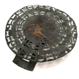 Unusual Brass Stencil Wheel with Gorgeous Patina, 1870s