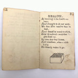 Handmade 1908 Children's Story Book with Sweet Drawings