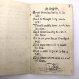 Handmade 1908 Children's Story Book with Sweet Drawings