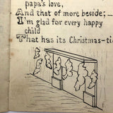 Handmade 1908 Children's Story Book with Sweet Drawings