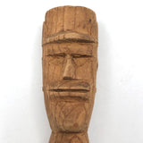 Man with Cap Small Carved Bust
