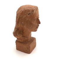 Max Ulrich "Uli" Schoop Terracotta Bust of Young Woman