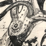 William Charles Palmer 1940 Pen and Ink "Cephalopoda" Drawing