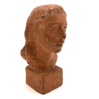 Max Ulrich "Uli" Schoop Terracotta Bust of Young Woman