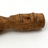 Man with Cap Small Carved Bust