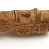 Man with Cap Small Carved Bust