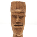 Man with Cap Small Carved Bust