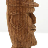 Man with Cap Small Carved Bust
