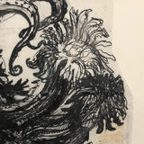 William Charles Palmer 1940 Pen and Ink "Cephalopoda" Drawing