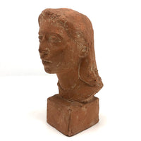 Max Ulrich "Uli" Schoop Terracotta Bust of Young Woman