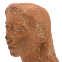 Max Ulrich "Uli" Schoop Terracotta Bust of Young Woman