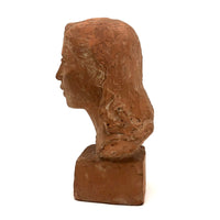 Max Ulrich "Uli" Schoop Terracotta Bust of Young Woman