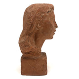 Max Ulrich "Uli" Schoop Terracotta Bust of Young Woman
