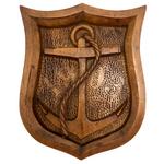 Hand-carved 1903 Anchor Plaque