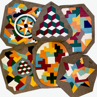 Color and Pattern Study on Lightweight Cardboard - No. 39