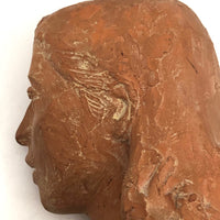 Max Ulrich "Uli" Schoop Terracotta Bust of Young Woman