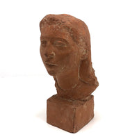 Max Ulrich "Uli" Schoop Terracotta Bust of Young Woman