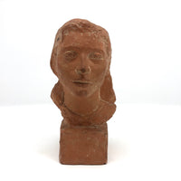 Max Ulrich "Uli" Schoop Terracotta Bust of Young Woman