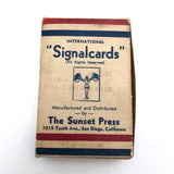 Sunset Press Vintage Signal Cards c. 1940s