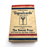 Sunset Press Vintage Signal Cards c. 1940s