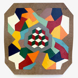 Color and Pattern Study on Lightweight Cardboard - No. 21