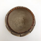 Small Acoma Pueblo New Mexico Dark Brown and White Pottery Bowl