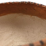 Small Acoma Pueblo New Mexico Dark Brown and White Pottery Bowl