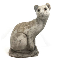 Old Concrete Garden Cat