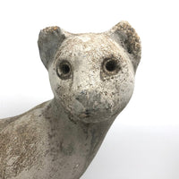 Old Concrete Garden Cat