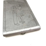 WWII Trench Art Case with Embracing Couple Plus Beauties Inside