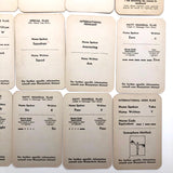 Sunset Press Vintage Signal Cards c. 1940s, Complete Deck