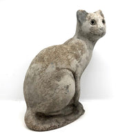 Old Concrete Garden Cat