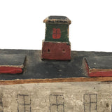 Knowles Pump Works- Wonderful Old Folk Art Block Building