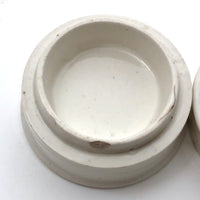 Woods Areca Nut Toothpaste Antique Ceramic Apothecary Jar