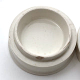 Woods Areca Nut Toothpaste Antique Ceramic Apothecary Jar