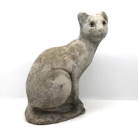 Old Concrete Garden Cat
