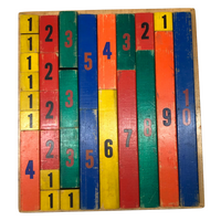 Excellent Vintage Vermont Toy Works Number Blocks for Math Learning (and Much More!)