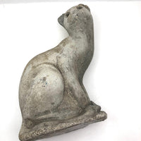 Old Concrete Garden Cat