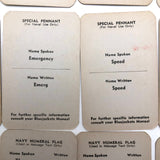 Sunset Press Vintage Signal Cards c. 1940s